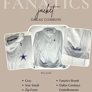 Small Dallas Cowboys Women's Jacket, Grey